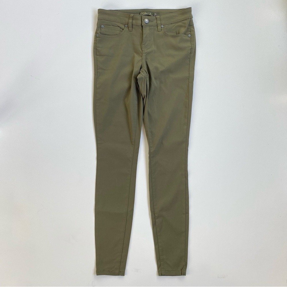 Prana Women's Skinny Pants in Olive Green 0